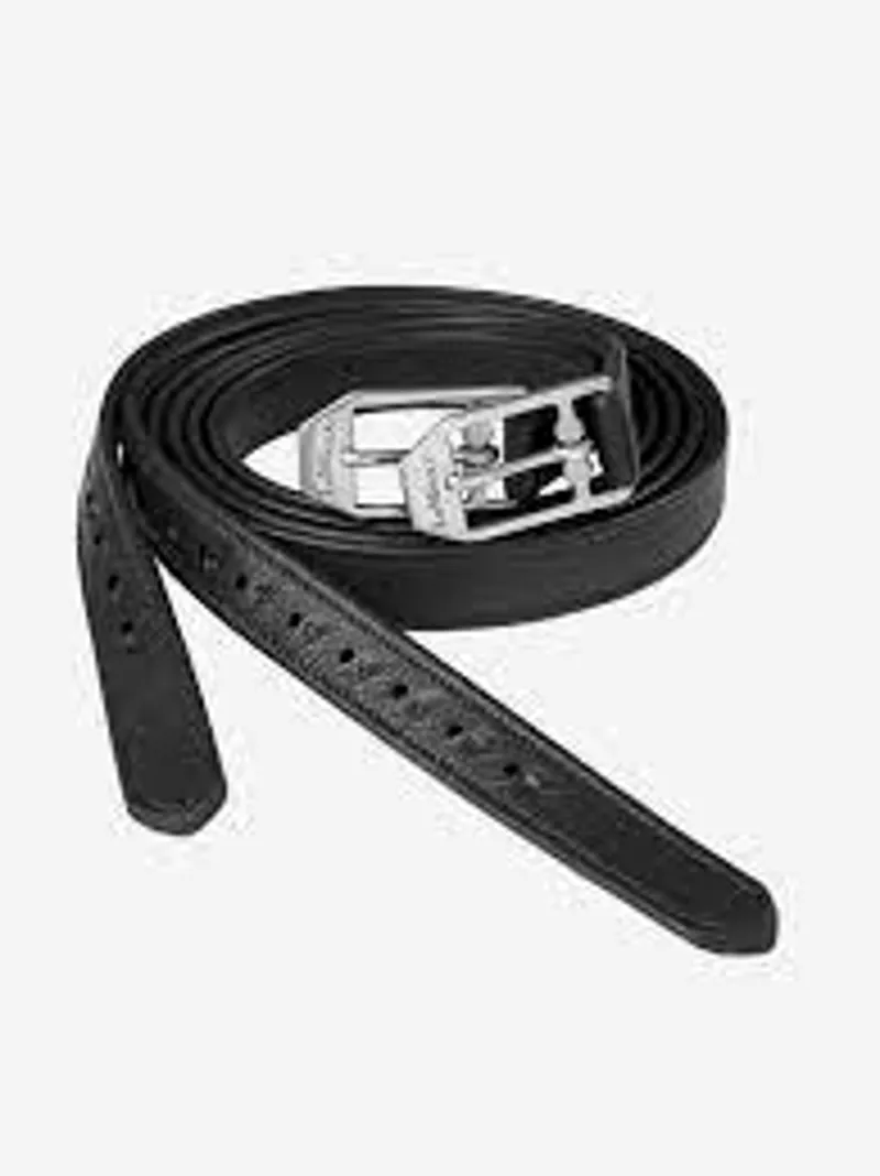 LeMieux Arika Stirrup Leather Black-2